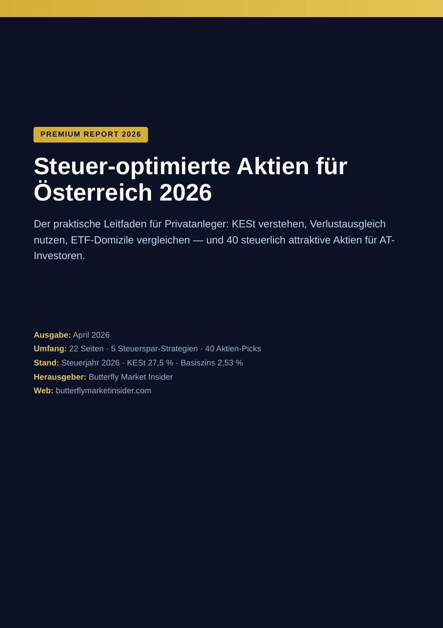 Cover des Reports Steuer-optimierte Aktien Österreich 2026