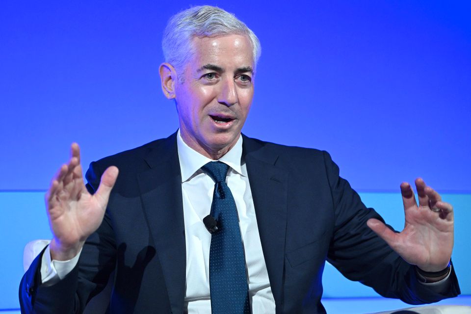 Bill Ackman, Pershing Square Capital Gründer, spricht öffentlich zu Investoren