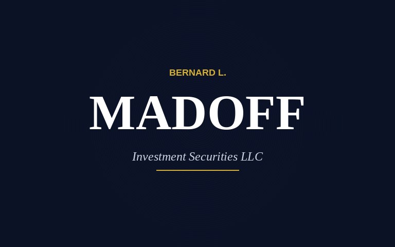Madoff Investment Securities