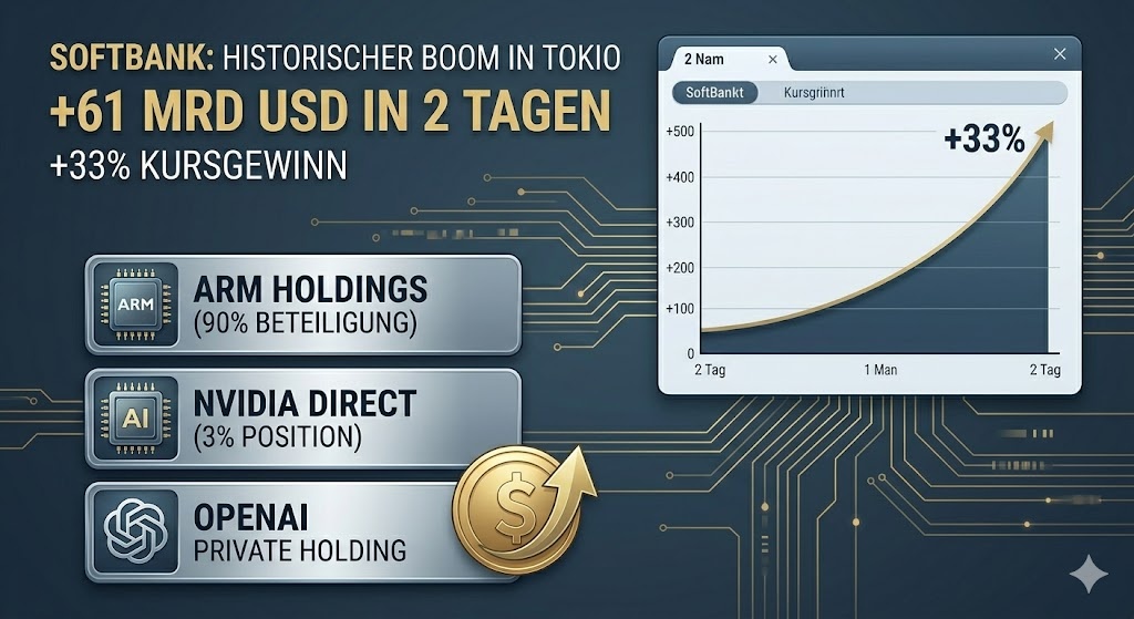 Masayoshi Son SoftBank +61 Milliarden Dollar Comeback 2026