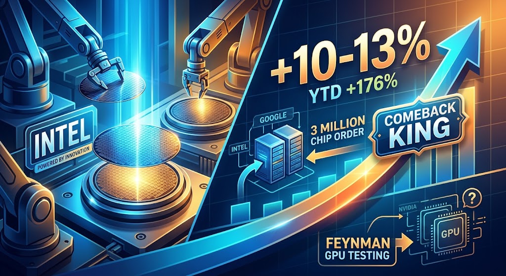 Intel Comeback Googles 3-Millionen-Chip-Auftrag von Google und TSMC-Engpass 2026