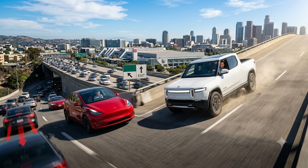 The EV Shakeout Begins: Rivian Soars on a Guidance Raise While Tesla’s Record Quarter Gets Sold Off