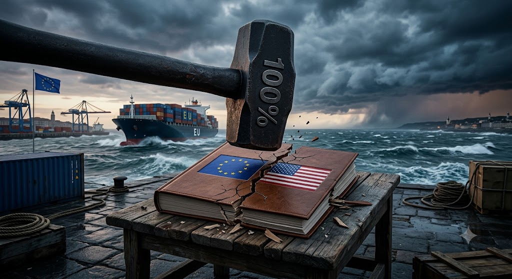 The Transatlantic Digital-Tax Showdown: Why Trump’s 100% Tariff Threat Just Undercut the Freshly Sealed EU Trade Deal