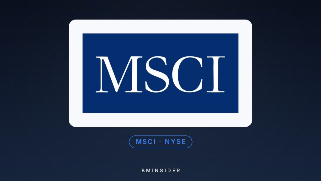 MSCI Inc. – Passives Investieren und die Preisbildung